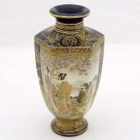 Lot 101 - Japanese Satsuma vase.