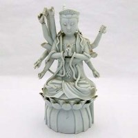 Lot 102 - Dehua figure of The Goddess Doumu.