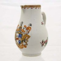 Lot 106 - Chinese export sparrow beak jug.