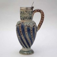 Lot 199 - Fulham pottery ewer.