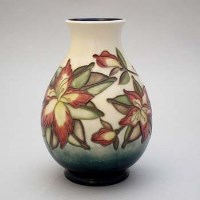 Lot 205 - Moorcroft Rhoda artist training vase