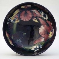 Lot 212 - Moorcroft orchid pattern bowl.