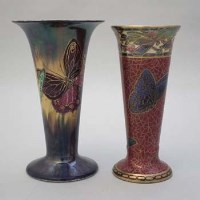 Lot 215 - Maling lustre vase and a Wilkinson lustre vase.