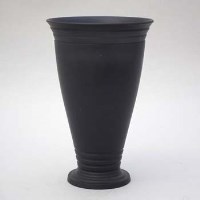 Lot 220 - Wedgwood black basalt vase.