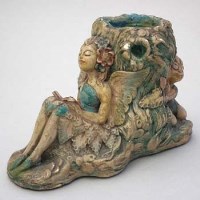 Lot 234 - Pendelfin fairy jardiniere