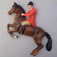 Lot 237 - Beswick Reering Huntsman plaque.