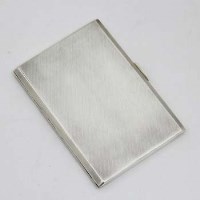 Lot 270 - Silver cigarette case