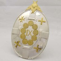 Lot 281 - Oval silver Insignia of Europe plaque.