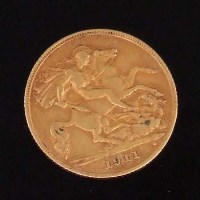 Lot 286 - George V 1911 half sovereign.