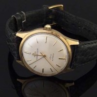 Lot 398 - Jaeger automatic wristwatch in 9ct case (unboxed)