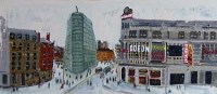 Lot 421 - David Barrow, Print Works, Manchester, oil