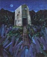 Lot 434 - David Wilde, The Haunting, mixed media