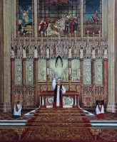 Lot 444 - Harry Morgan, The Blessing, oil