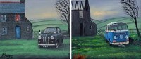 Lot 447 - James Downie, The Old and the New, oil (2)