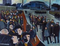 Lot 471 - Peter Stanaway, The Big Game, oil
