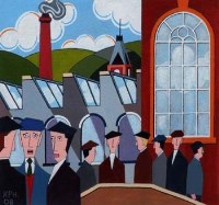 Lot 482 - Kevin Haynes, Mill Windows, gouache