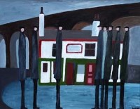 Lot 497 - Nick Webb, Stockport Viaduct, oil