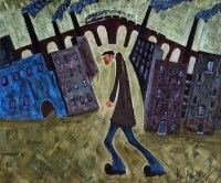 Lot 507 - Albert Barlow, The Blue Mill, acrylic