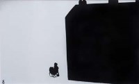 Lot 573 - Mackenzie Thorpe, To the Shop, pastel