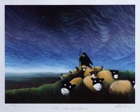 Lot 579 - After Mackenzie Thorpe, Vale over Yorkshire, signed print
