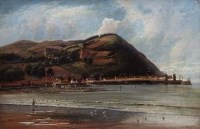 Lot 599 - J.G. Snape, Minehead Harbour, oil on canvas