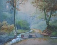 Lot 622 - A. Connelly, Trentham Wood and another, watercolour (2)