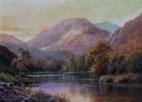 Lot 631 - Hilary Scoffield, River Derwent near Rosthwaite, Borrowdale, Cumbria, watercolour