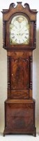 Lot 645 - 19th Century mahogany longcase clock 'Bostock