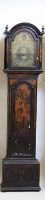 Lot 646 - Lacquered long case clock.