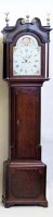 Lot 647 - Long case clock by Nicksson, Newcastle.