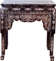 Lot 670 - Chinese padouk altar table