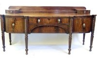 Lot 702 - Handsome mahogany sideboard, circa 1820