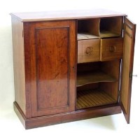 Lot 706 - Early Victorian mahogany cabinet