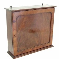 Lot 708 - Mahogany wall cupboard.
