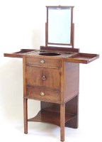 Lot 715 - Mahogany washstand, early 19th Century