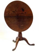 Lot 763 - Oak tip top table