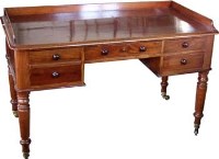 Lot 772 - Victorian mahogany desk