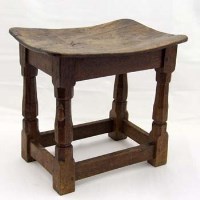 Lot 779 - Mouseman stool
