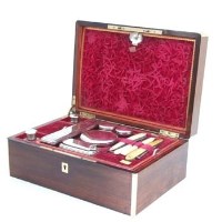 Lot 28 - Hausburg Liverpool rosewood dressing case.