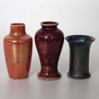 Lot 156 - Ruskin miniature spill vase  decorated with a