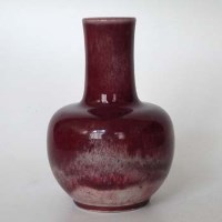 Lot 164 - Ruskin high fired vase.