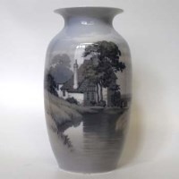 Lot 174 - Royal Copenhagen vase.