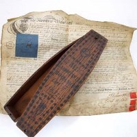 Lot 36 - William IV apprentice's piece miniature oak coffin