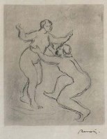 Lot 545 - Pierre A. Renoir, Le Fleuve Scamandre, etching second state