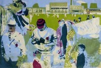 Lot 547 - After Edwin La Dell, Marylebone Cricket Club at Lord's, lithograph