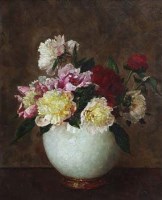 Lot 579 - Miss M.A. Wroe, Still life, oil