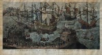 Lot 620 - James Basire after S.H. Grimm, The Embarkation of King Henry VIII at Dover, May XXXIst MDXX, engraving