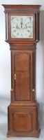 Lot 652 - Nantwich oak longcase clock