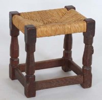 Lot 657 - Mouseman stool