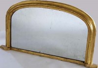 Lot 659 - 19th Century overmantel mirror 20 x 37